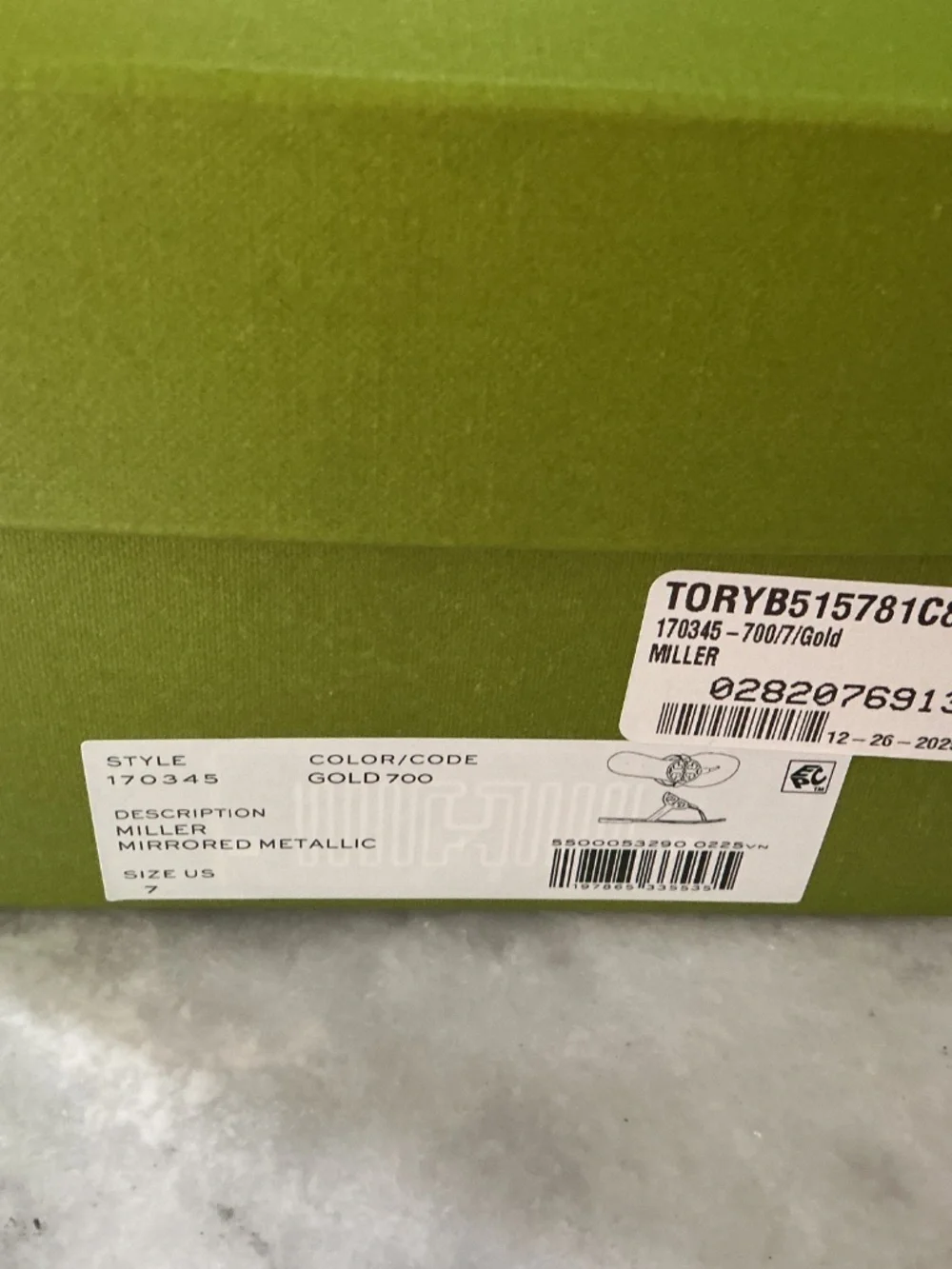 Tory Burch Slides, NWT